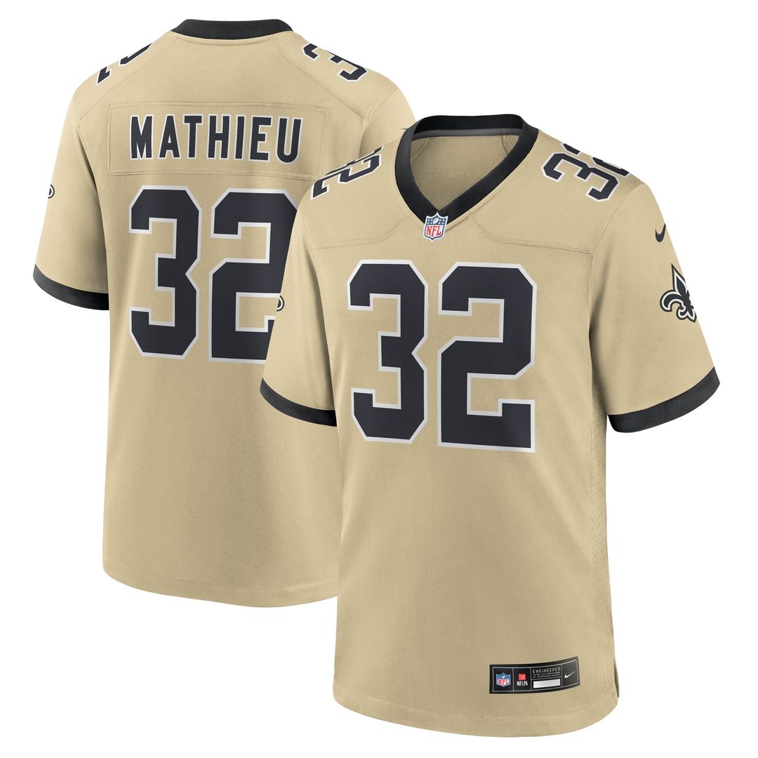 Tyrann Mathieu New Orleans Saints Nike Game Jersey - Black