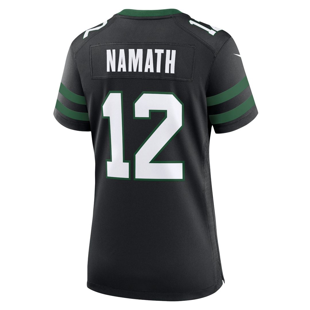 Joe Namath New York Jets Nike Women's Retired Player Game Jersey - Legacy Green