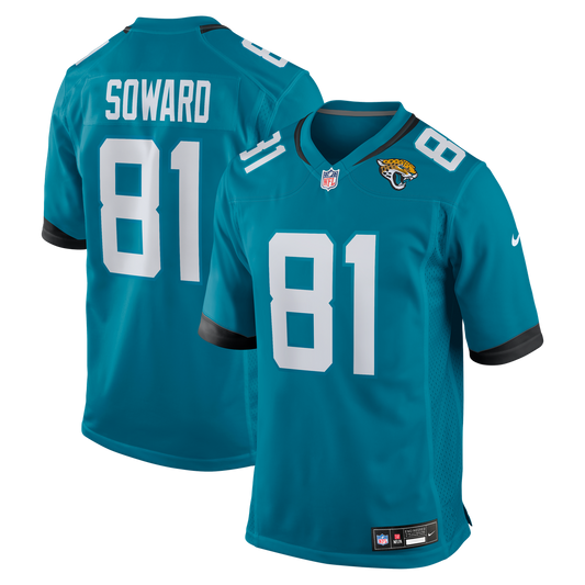 R. Jay Soward Jacksonville Jaguars Nike Retired Player Team Game Jersey -  Teal