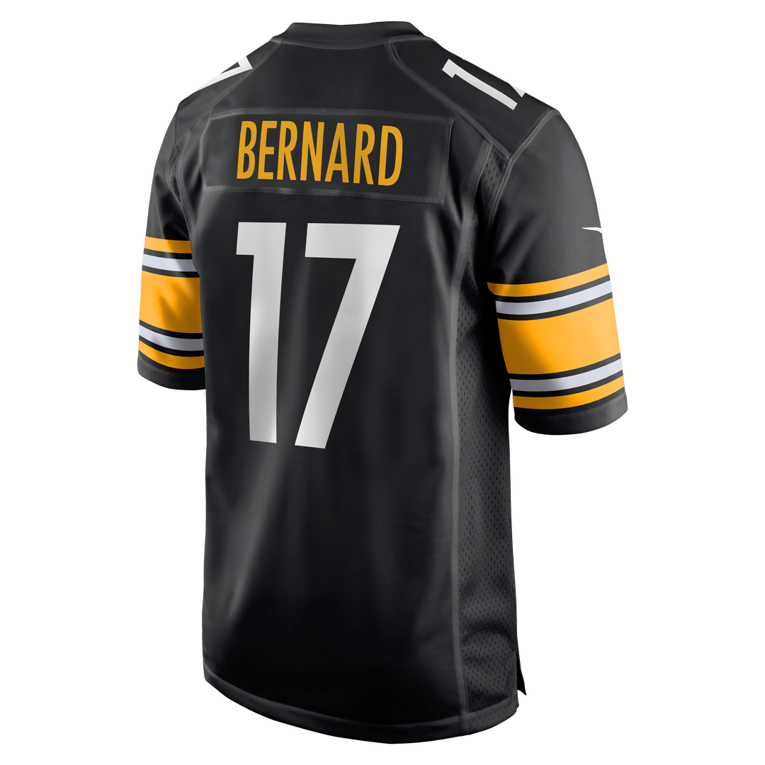 Germie Bernard Pittsburgh Steelers Nike Game Jersey - Black
