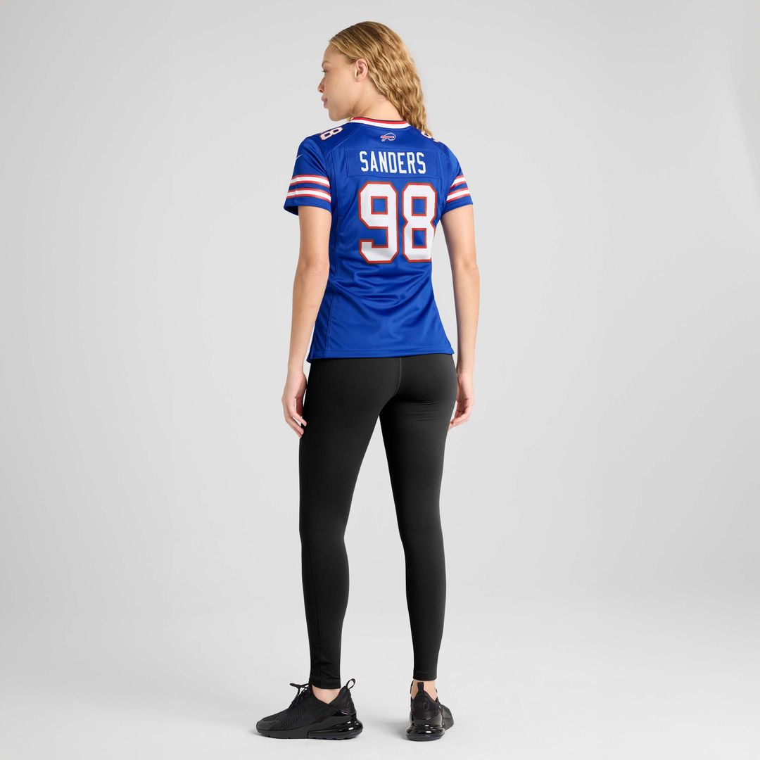T.J. Sanders Buffalo Bills Nike Women's Team Game Jersey -  Royal