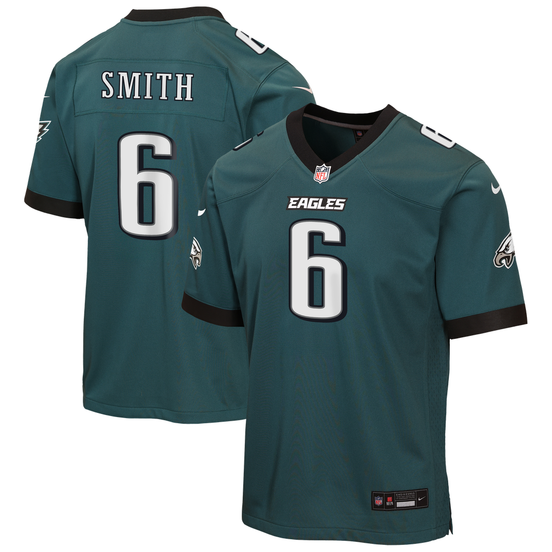 DeVonta Smith Philadelphia Eagles Nike Youth Game Jersey - Kelly Green