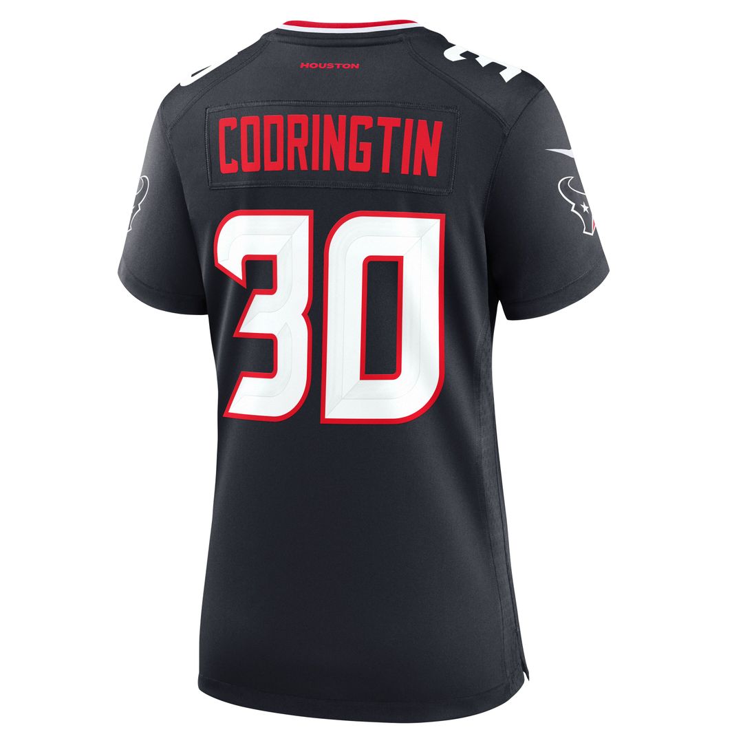 Brandon Codrington Houston Texans Nike Women's Team Game Jersey -  Navy