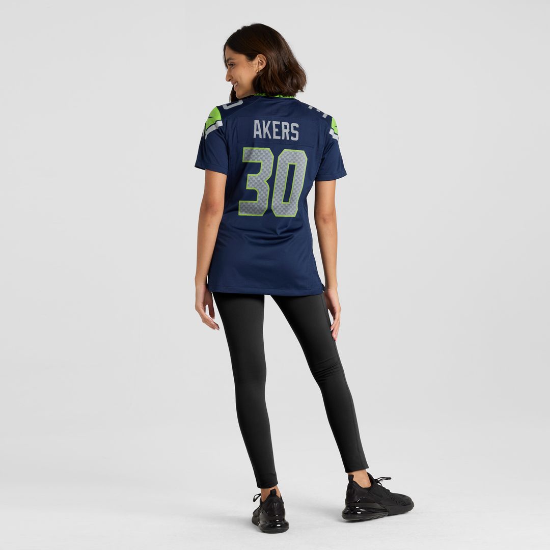 Cam Akers Seattle Seahawks Nike Women's Team Game Jersey -  College Navy