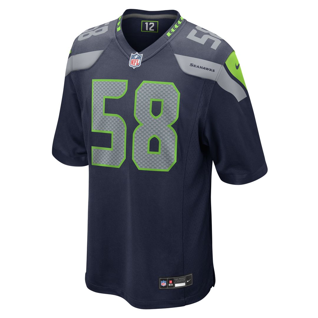 Derick Hall Seattle Seahawks Nike  Game Jersey -  College Navy