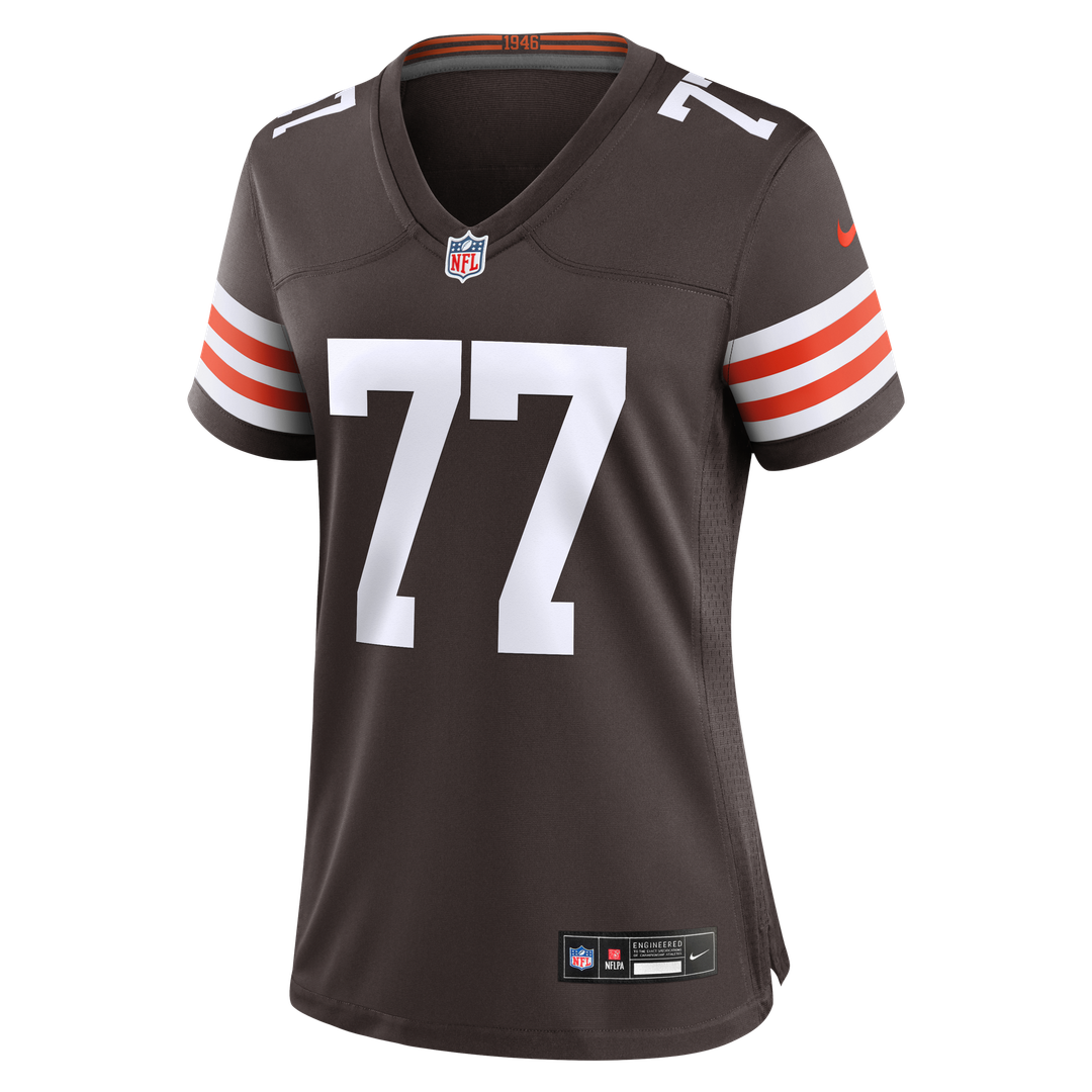 Zion Johnson Cleveland Browns Nike Women's Team Game Jersey -  Brown