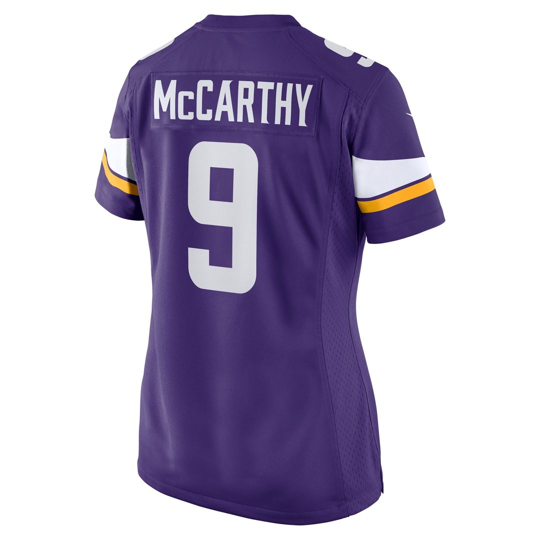 J.J. McCarthy Minnesota Vikings Nike Women's Alternate Game Player Jersey - White