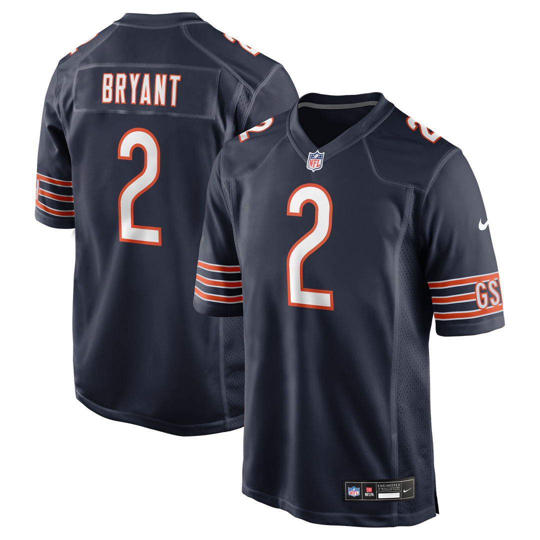 Coby Bryant Chicago Bears Nike Team Game Jersey -  Navy