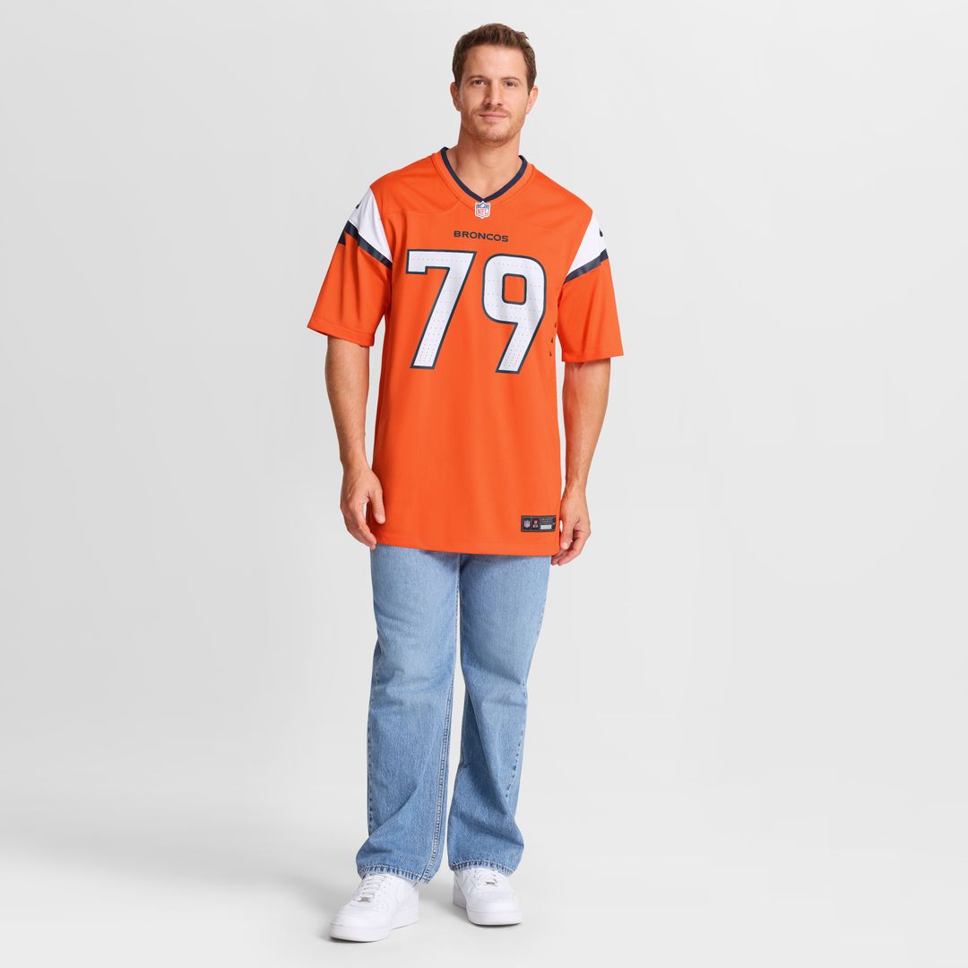 Matt Peart Denver Broncos Nike Team Game Jersey -  Orange