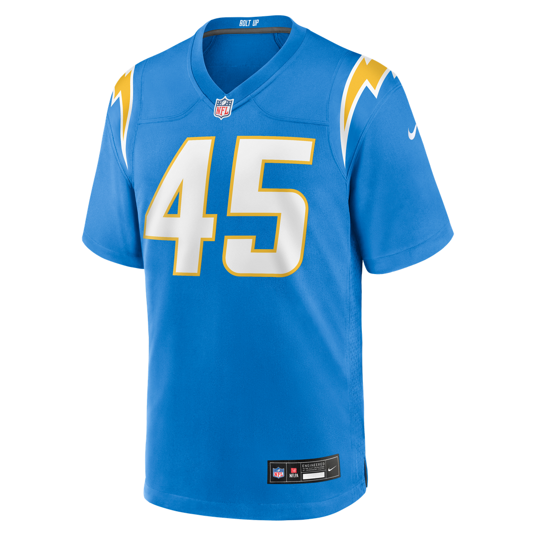 Tuli Tuipulotu Los Angeles Chargers Nike Team Game Jersey - Powder Blue