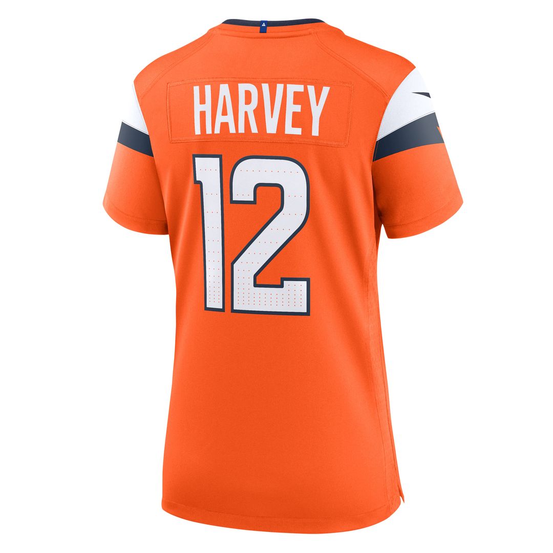 RJ Harvey Denver Broncos Nike Women's Team Game Jersey -  Orange