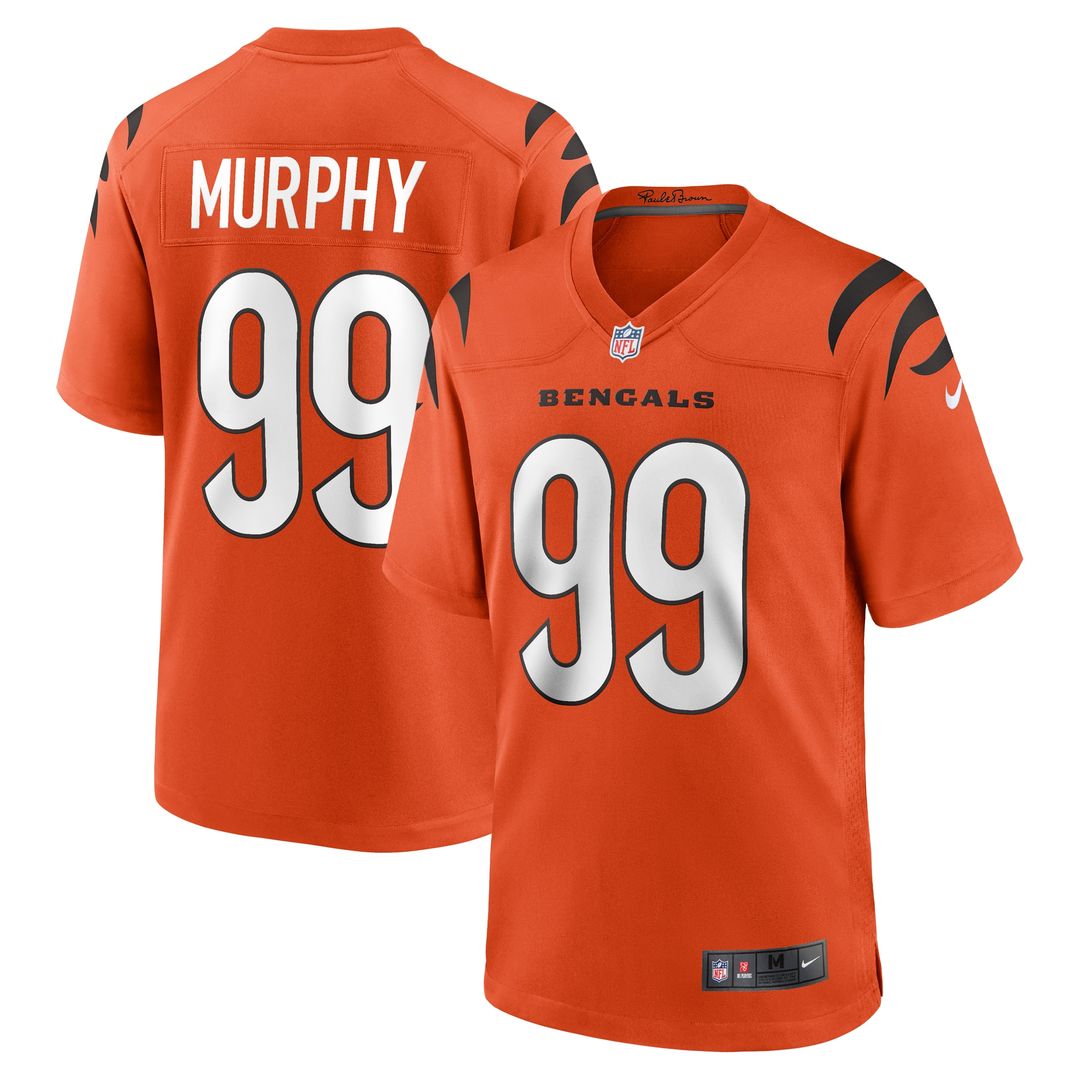Myles Murphy Cincinnati Bengals Nike Team Game Jersey - White