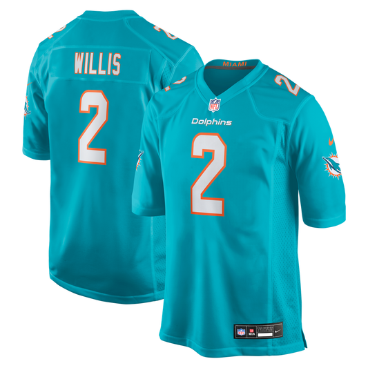 Malik Willis Miami Dolphins Nike Youth Game Jersey - Teal