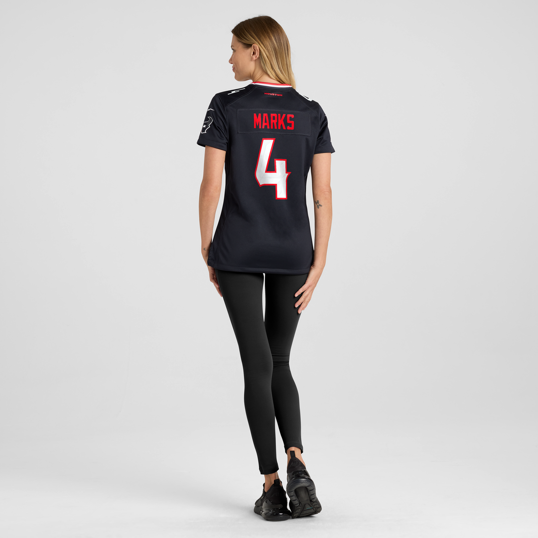 Woody Marks Houston Texans Nike Women's Team Game Jersey -  Navy