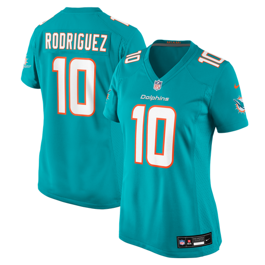 Jacob Rodriguez Miami Dolphins Nike Women's Team Game Jersey - Aqua