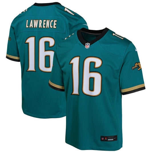 Trevor Lawrence Jacksonville Jaguars Nike Youth Game Jersey - Teal