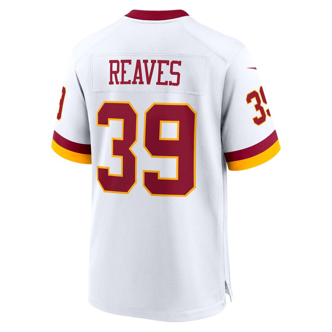 Jeremy Reaves Washington Commanders Nike Hail Raiser Alternate Game Jersey - Black