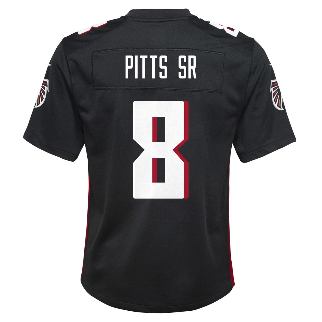 Kyle Pitts Sr. Atlanta Falcons Nike Youth Game Jersey - Black