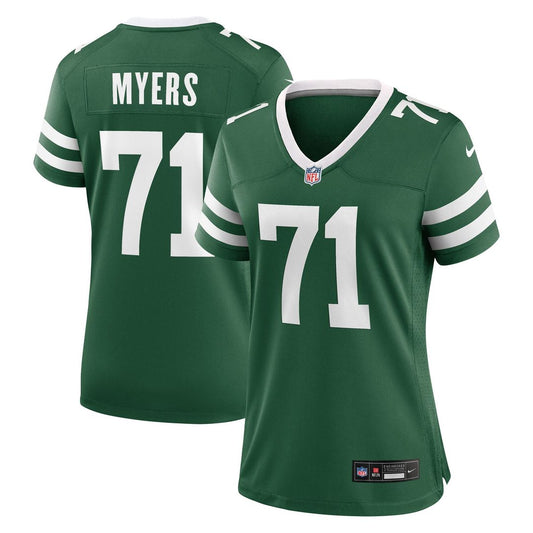 Josh Myers New York Jets Nike Women's Game Jersey - Legacy Green