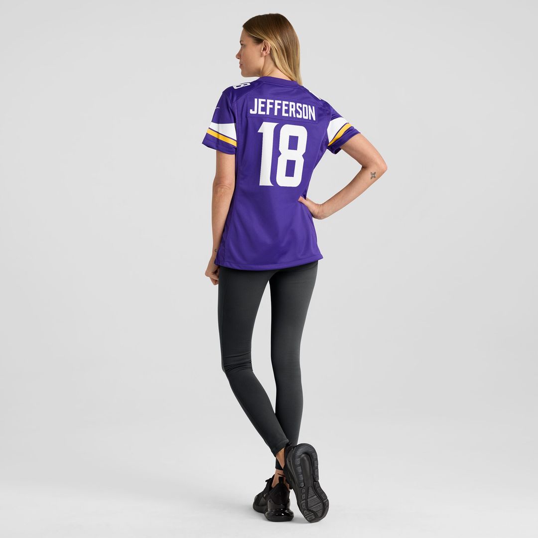 Justin Jefferson Minnesota Vikings Nike Women's Game Player Jersey - White