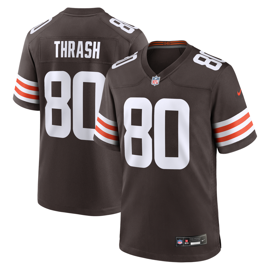 Jamari Thrash Cleveland Browns Nike Team Game Jersey -  Brown