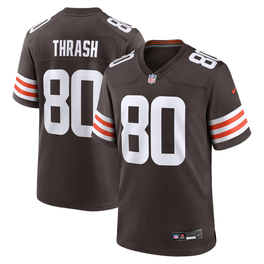 Jamari Thrash Cleveland Browns Nike Team Game Jersey -  Brown