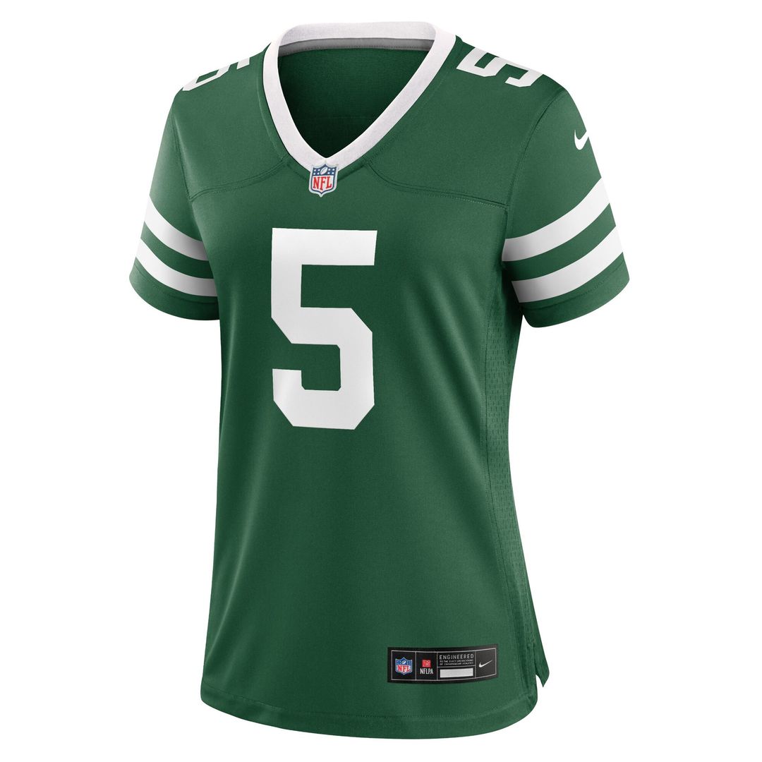 Garrett Wilson New York Jets Nike Women's Alternate Game Jersey - Legacy Black