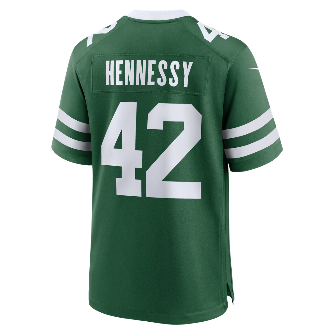 Thomas Hennessy New York Jets Nike Team Game Jersey - Legacy Green