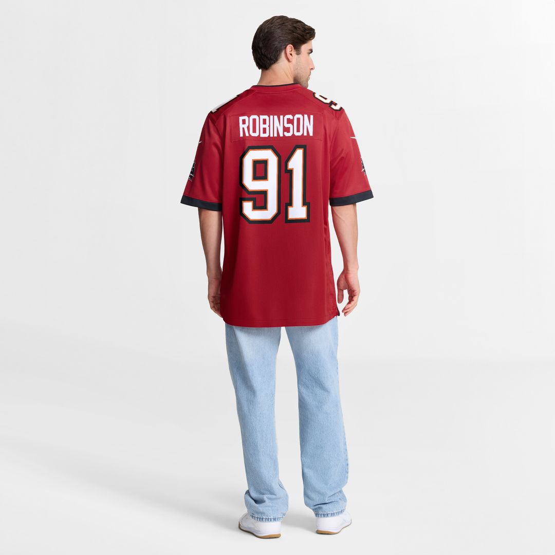A'Shawn Robinson Tampa Bay Buccaneers Nike Team Game Jersey - Red
