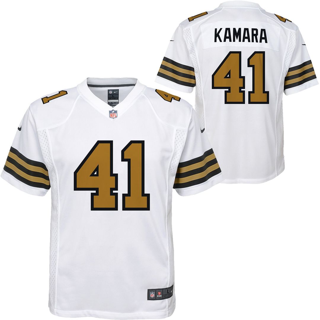 Alvin Kamara New Orleans Saints Nike Youth Gameday Golds Alternate Game Player Jersey - Gold