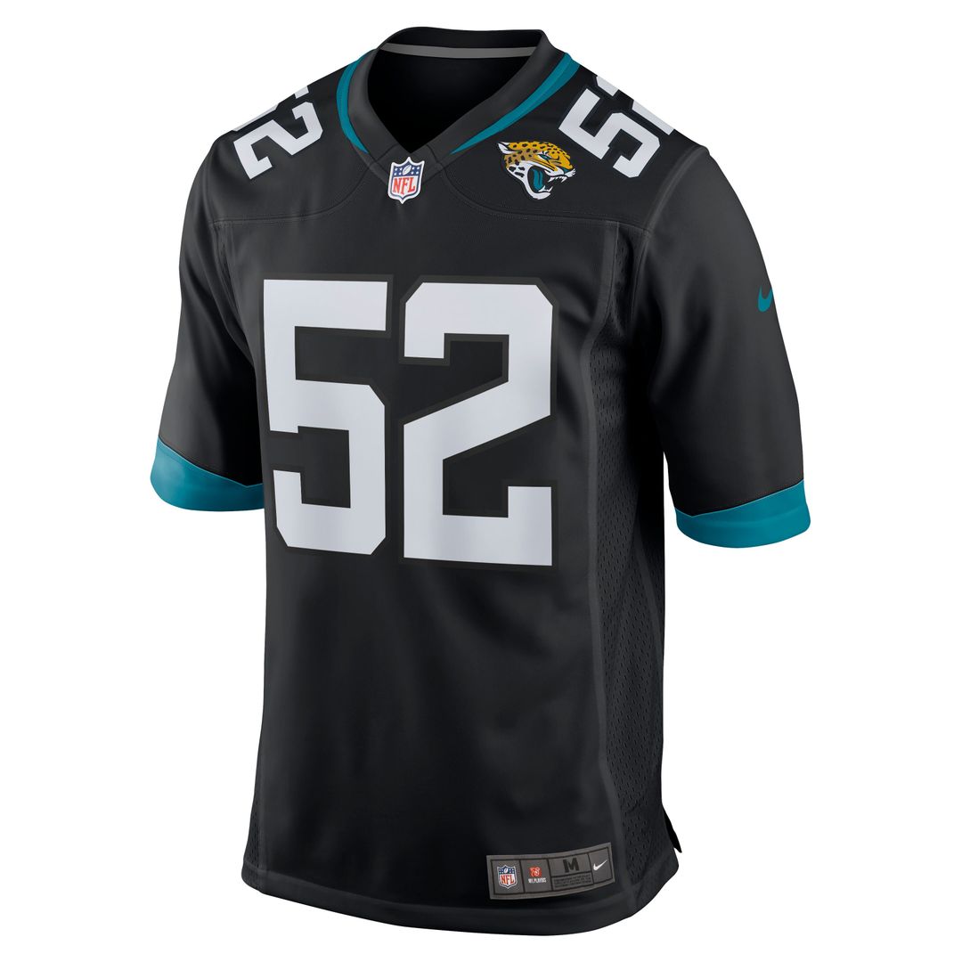 DaVon Hamilton Jacksonville Jaguars Nike Game Jersey - Teal
