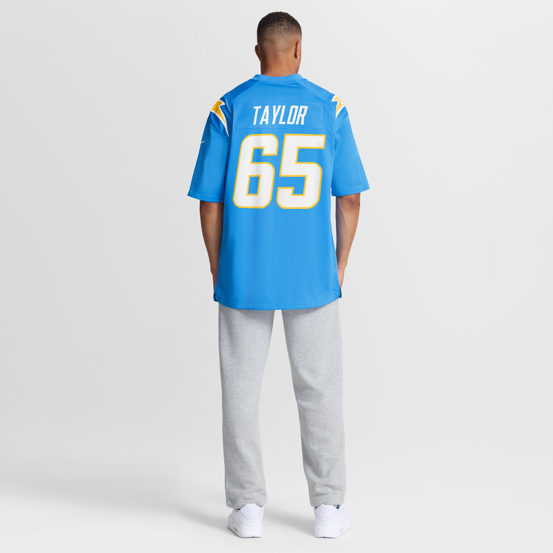 Logan Taylor Los Angeles Chargers Nike Team Game Jersey - Powder Blue