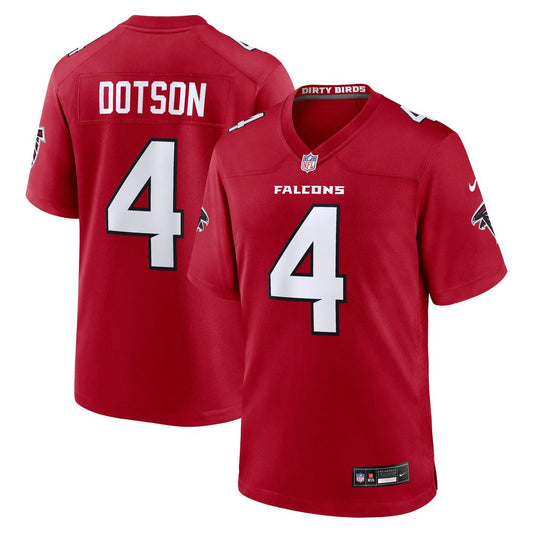 Jahan Dotson Atlanta Falcons Nike Team Game Jersey -  Red