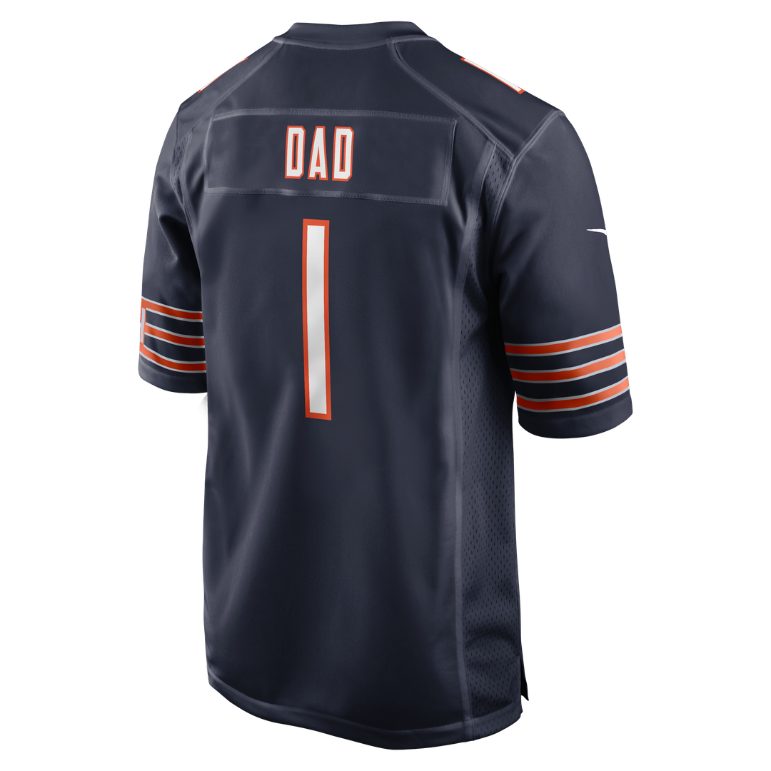 Number 1 Dad Chicago Bears Nike Game Jersey - Navy