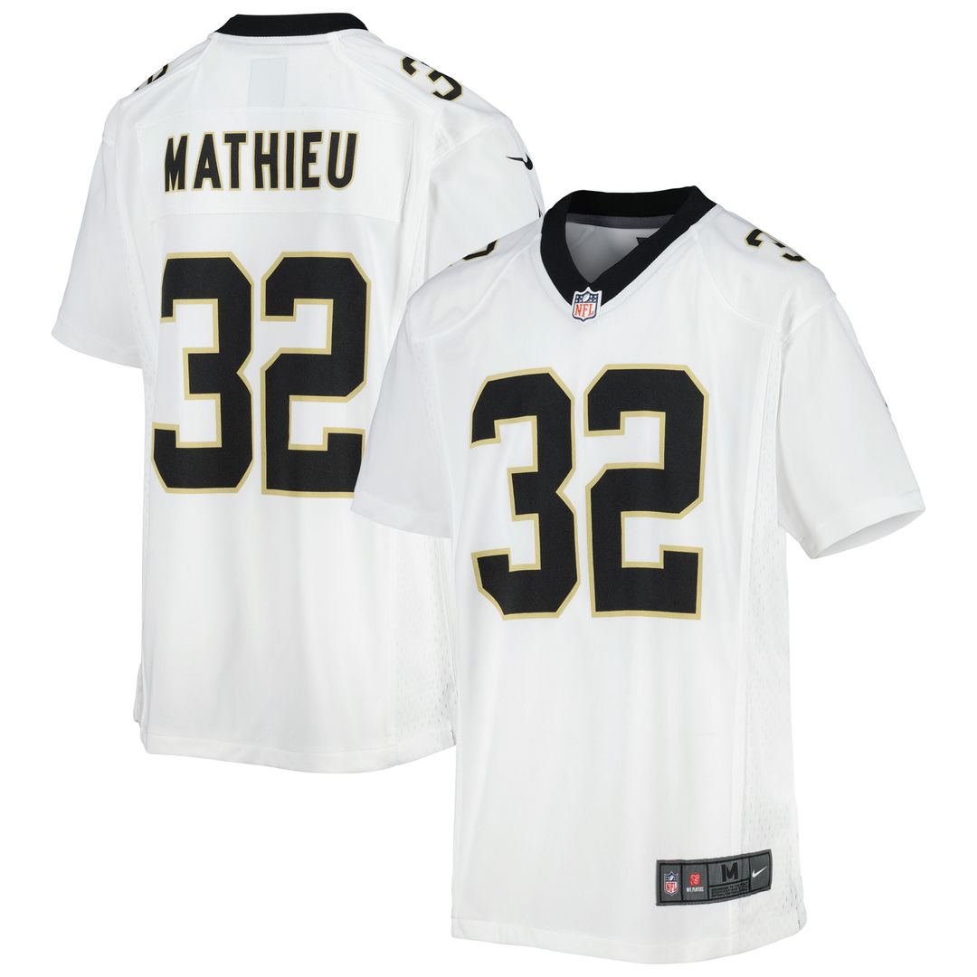 Tyrann Mathieu New Orleans Saints Nike Youth Game Jersey - Black