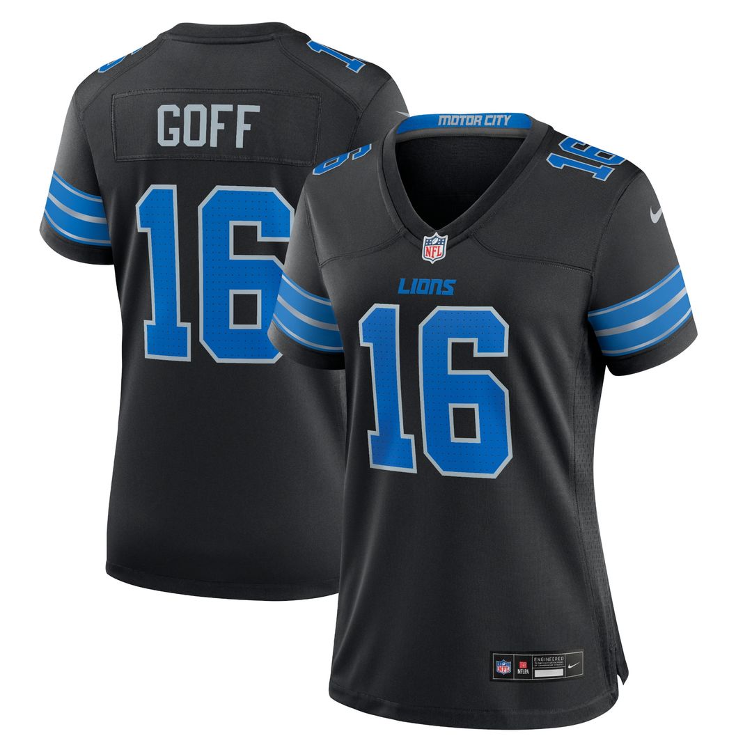 Jared Goff Detroit Lions Nike Women's Game Jersey - Blue