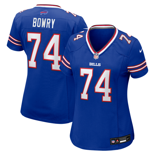 Jude Bowry Buffalo Bills Nike Women's Team Game Jersey -  Royal