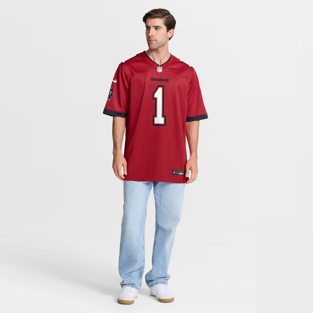 Number 1 Groom Tampa Bay Buccaneers Nike Game Jersey - Red