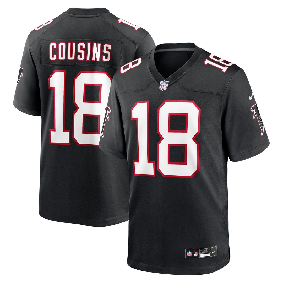 Kirk Cousins Atlanta Falcons Nike Youth Game Jersey - Black