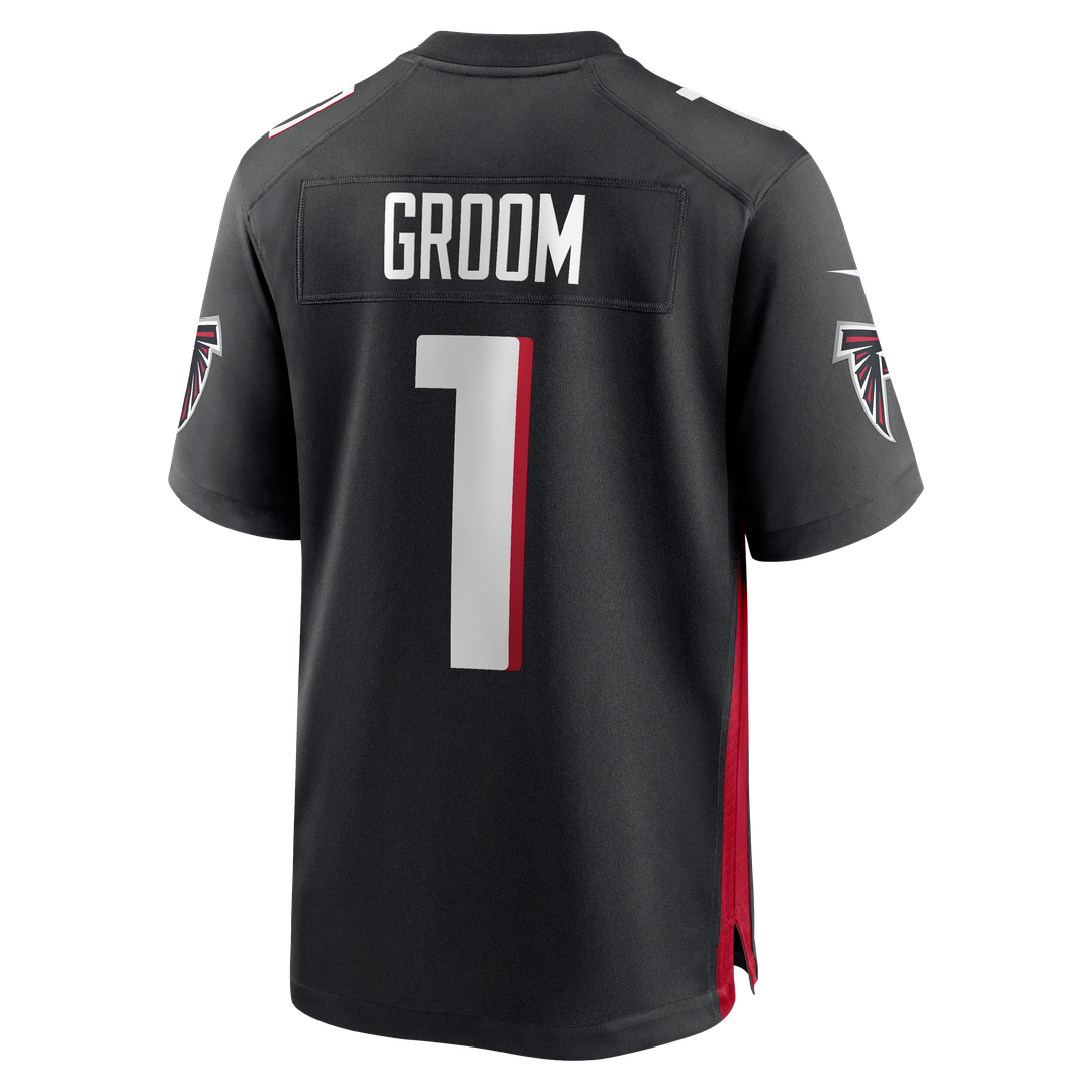 Number 1 Groom Atlanta Falcons Nike Game Jersey - Black