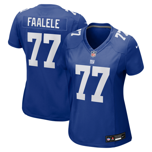 Daniel Faalele New York Giants Nike Women's Team Game Jersey - Royal