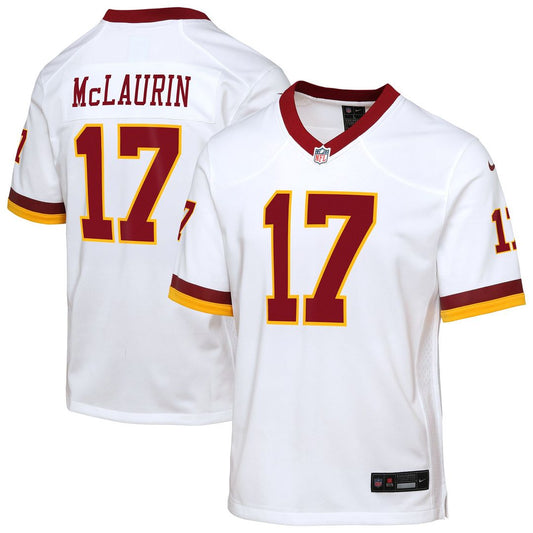 Terry McLaurin Washington Commanders Nike Youth Game Super Bowl Era Jersey - White