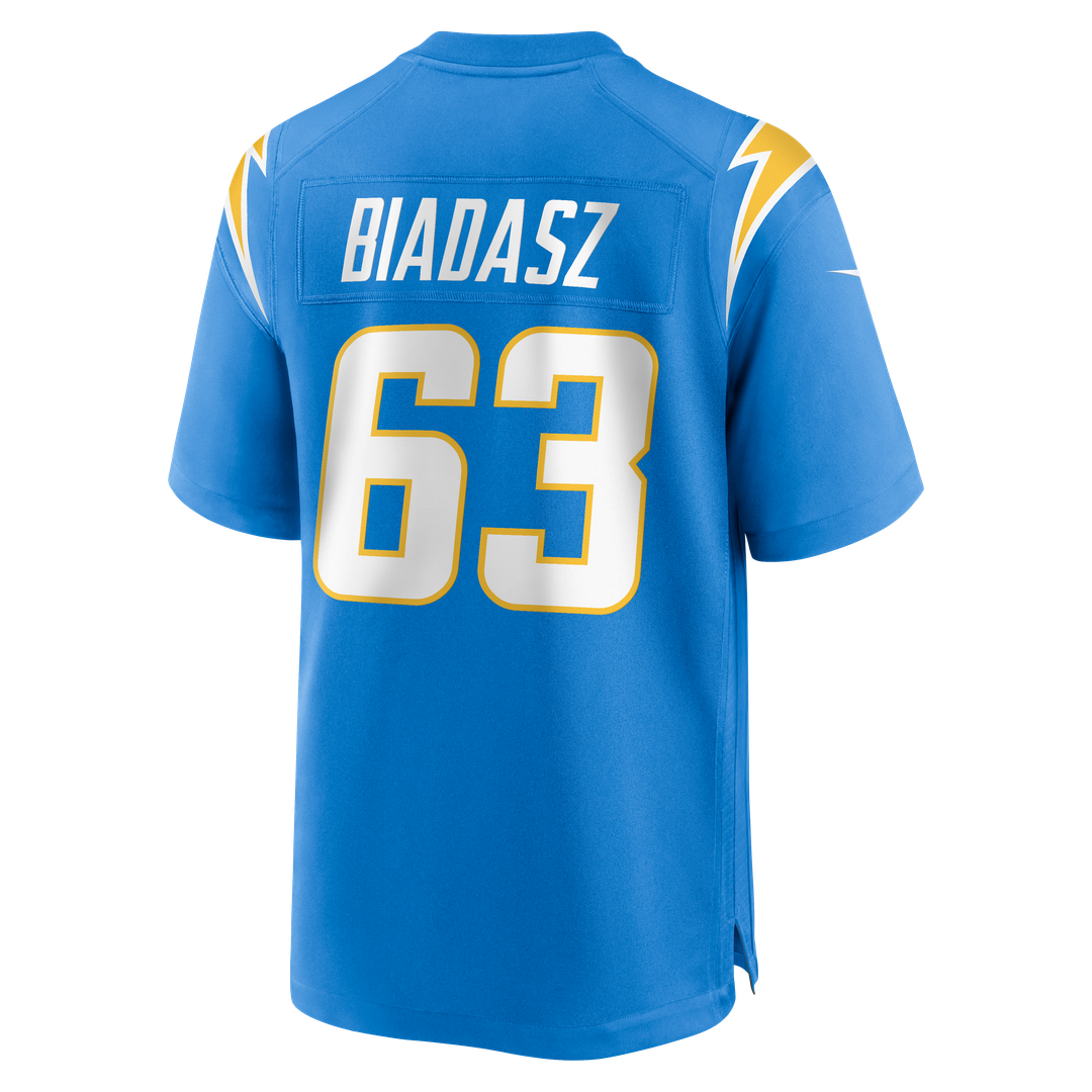 Tyler Biadasz Los Angeles Chargers Nike Team Game Jersey -  Powder Blue