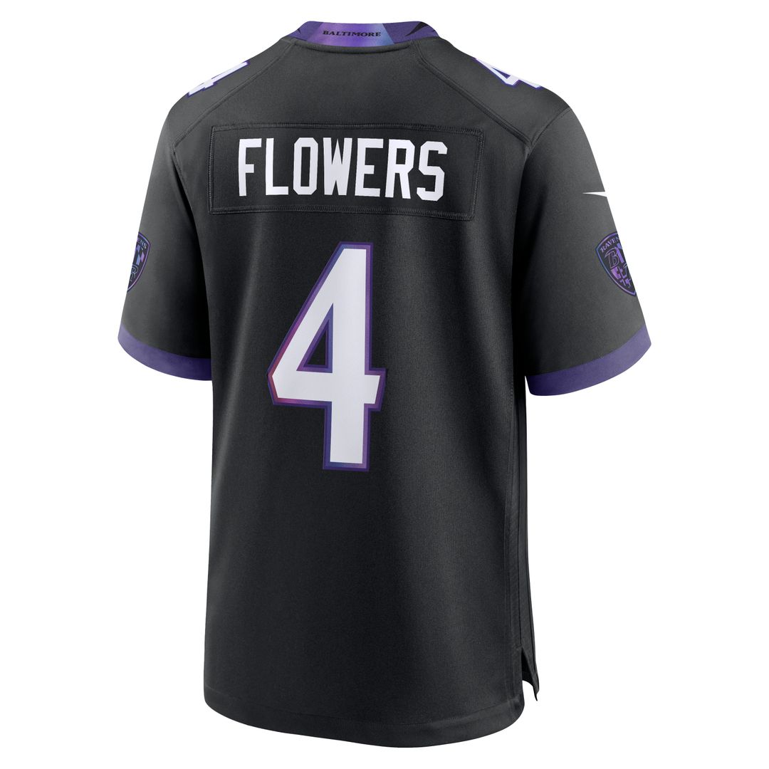 Zay Flowers Baltimore Ravens Nike Game Jersey - White