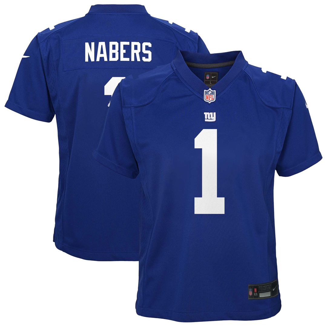 Malik Nabers New York Giants Nike Youth Game Jersey - Red