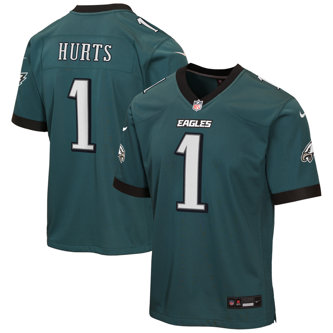 Jalen Hurts Philadelphia Eagles Nike Youth Game Jersey - White