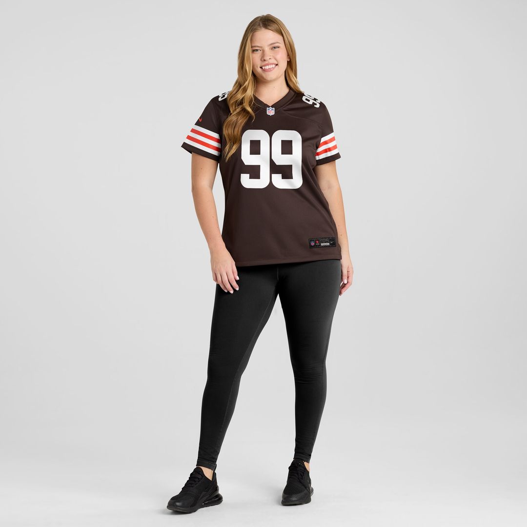 Za'Darius Smith Cleveland Browns Nike Women's Team Game Jersey -  Brown