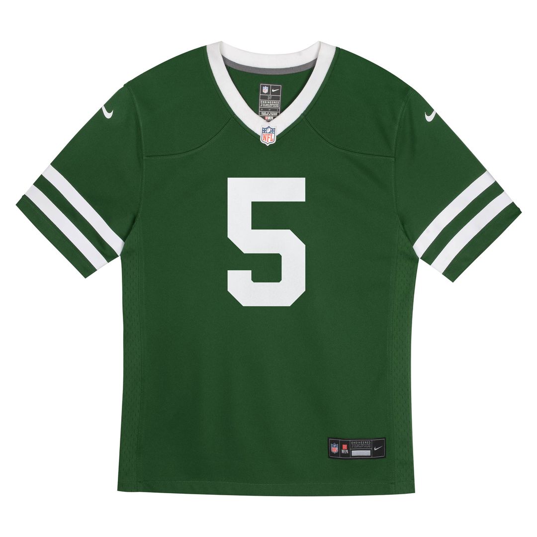 Garrett Wilson New York Jets Nike Preschool Game Jersey - Legacy Green