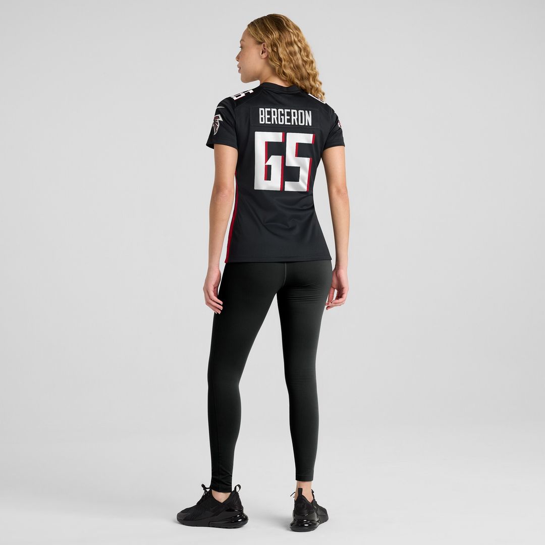 Matthew Bergeron Atlanta Falcons Nike Women's Team Game Jersey -  Black