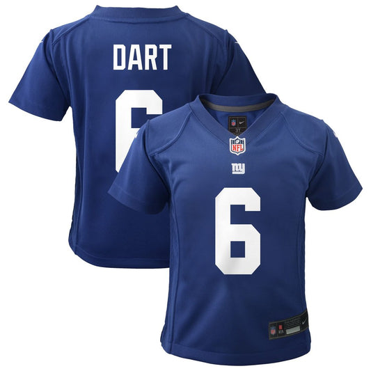 Jaxson Dart New York Giants Nike Preschool Team Game Jersey - Royal
